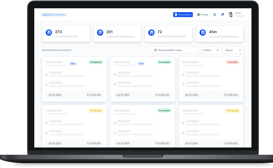 AI-Assisted Intake Assessments & Structured Clinical Documentation